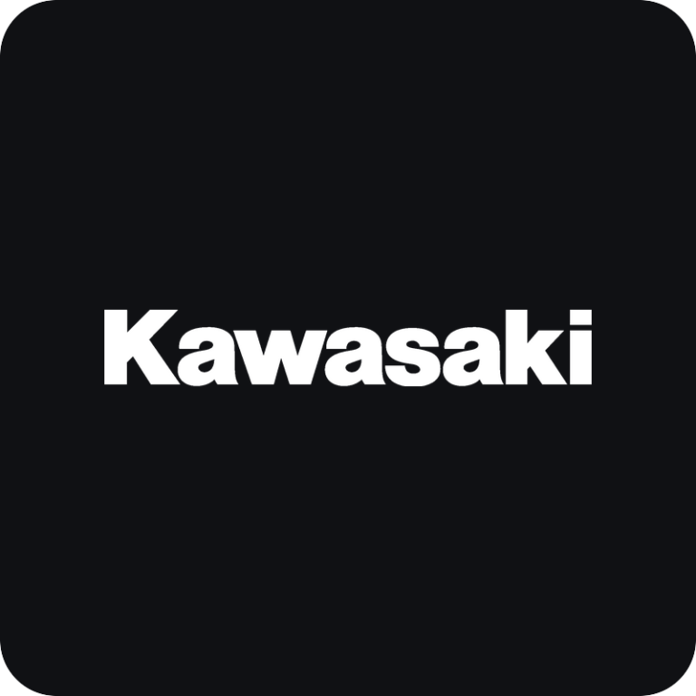 Nálepka Kawasaki logo na auto