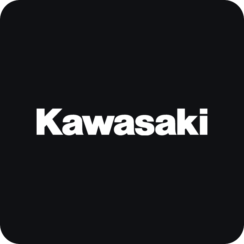 Kawasaki logo Nálepka Kawasaki logo na auto