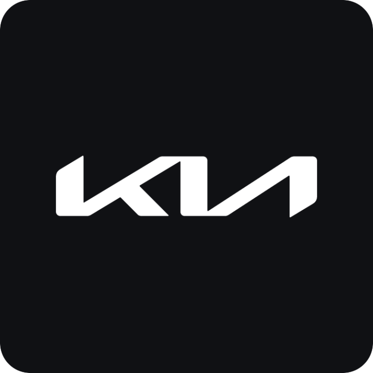 Nálepka Kia logo na auto