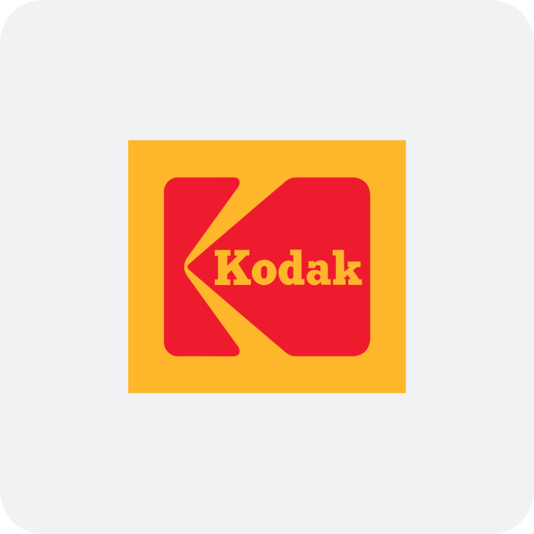 Nálepka Kodak retro logo (1971) na auto