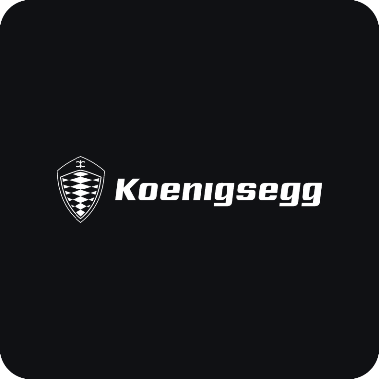 Nálepka Koenigsegg logo na auto