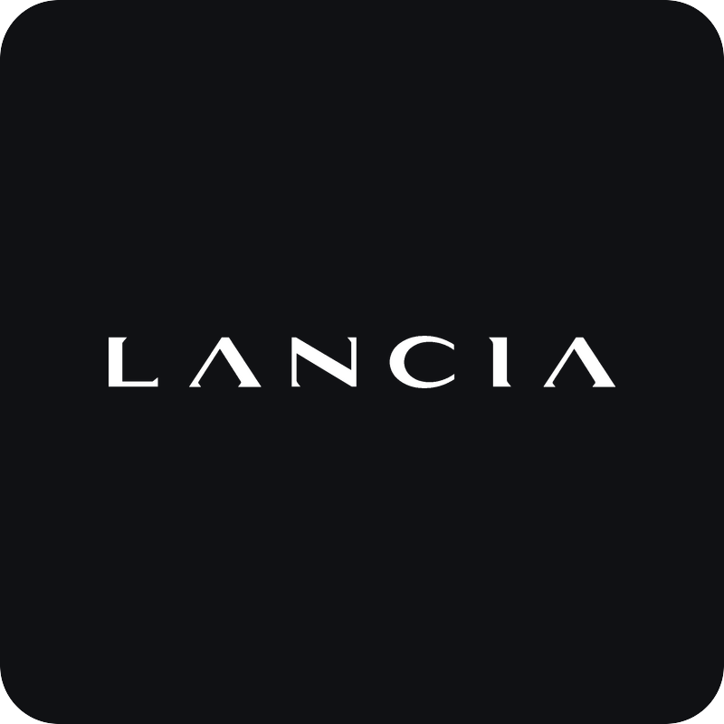 Lancia nápis Nálepka Lancia nápis na auto