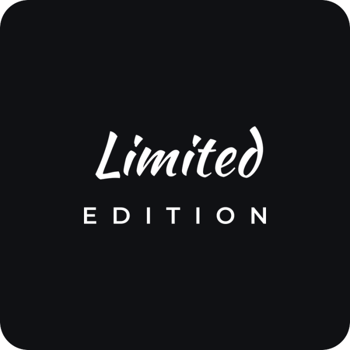 Limited edition - rezaná nálepka na auto