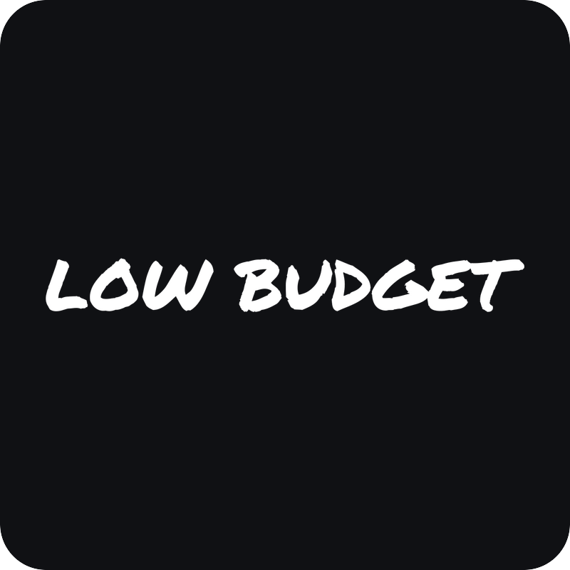 Low Budget Low Budget - rezaná nálepka na auto