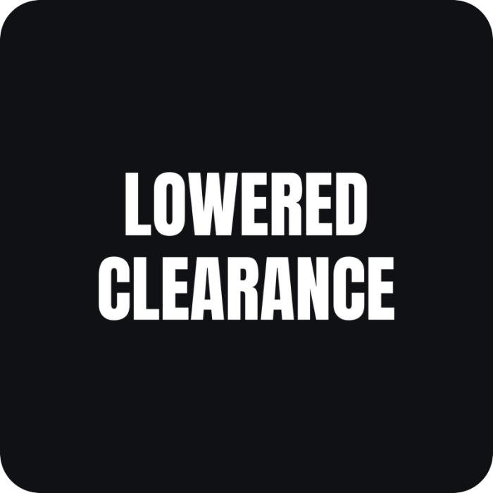Nálepka Lowered Clearance - rezaná nálepka na auto