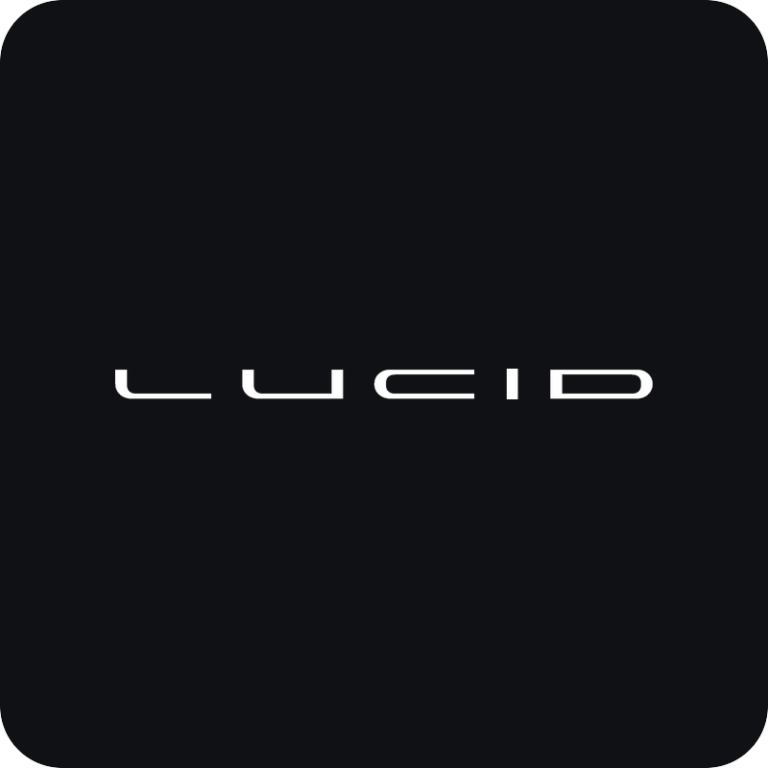Nálepka Lucid Motors logo na auto