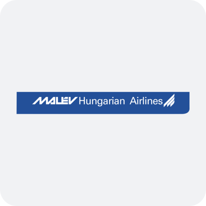 Nálepka Malév logo na auto