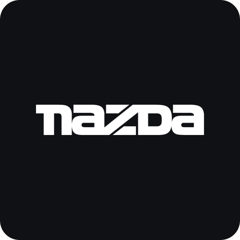Nálepka Mazda logo na auto