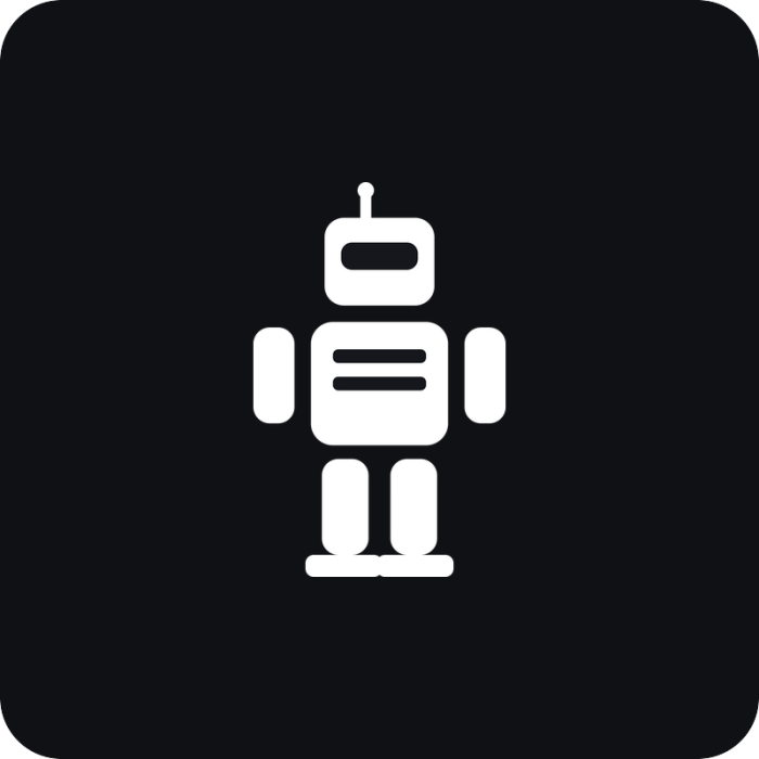 Retro robot - rezaná nálepka na auto
