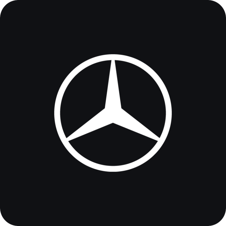Nálepka Mercedes-Benz logo na auto