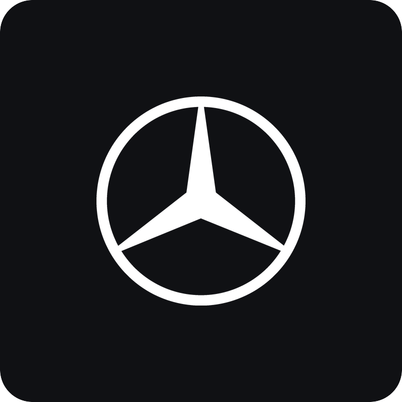 Mercedes-Benz logo Nálepka Mercedes-Benz logo na auto