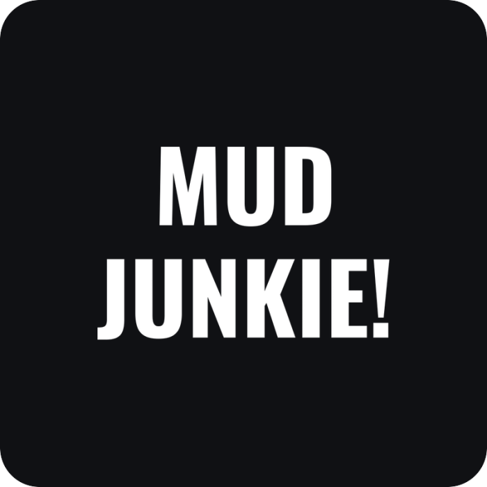 Nálepka Mud Junkie - rezaná nálepka na auto