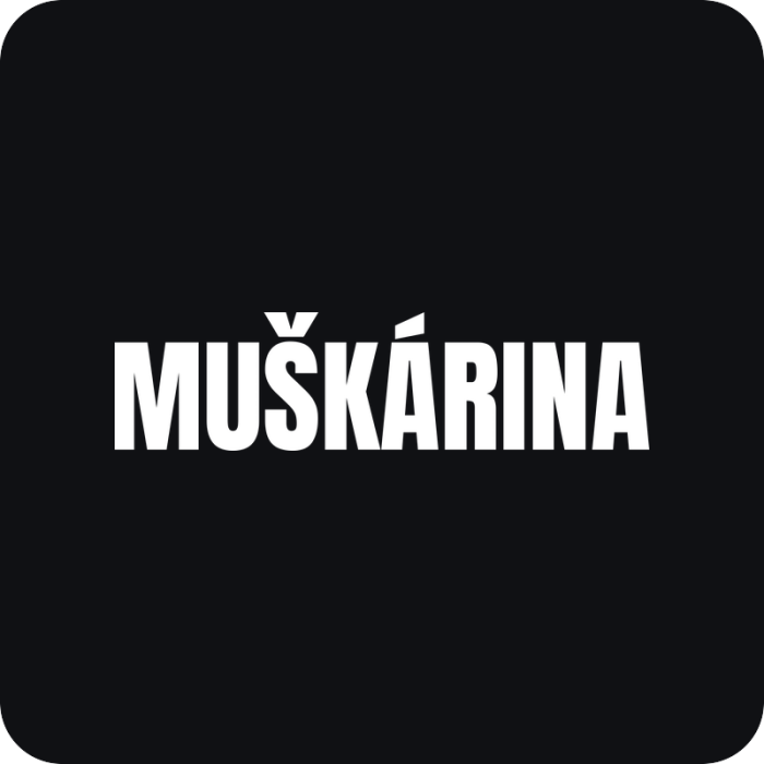 Nálepka Muškárina - rezaná nálepka na auto