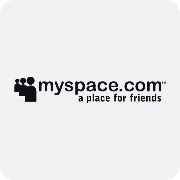 Nálepka MySpace logo na auto