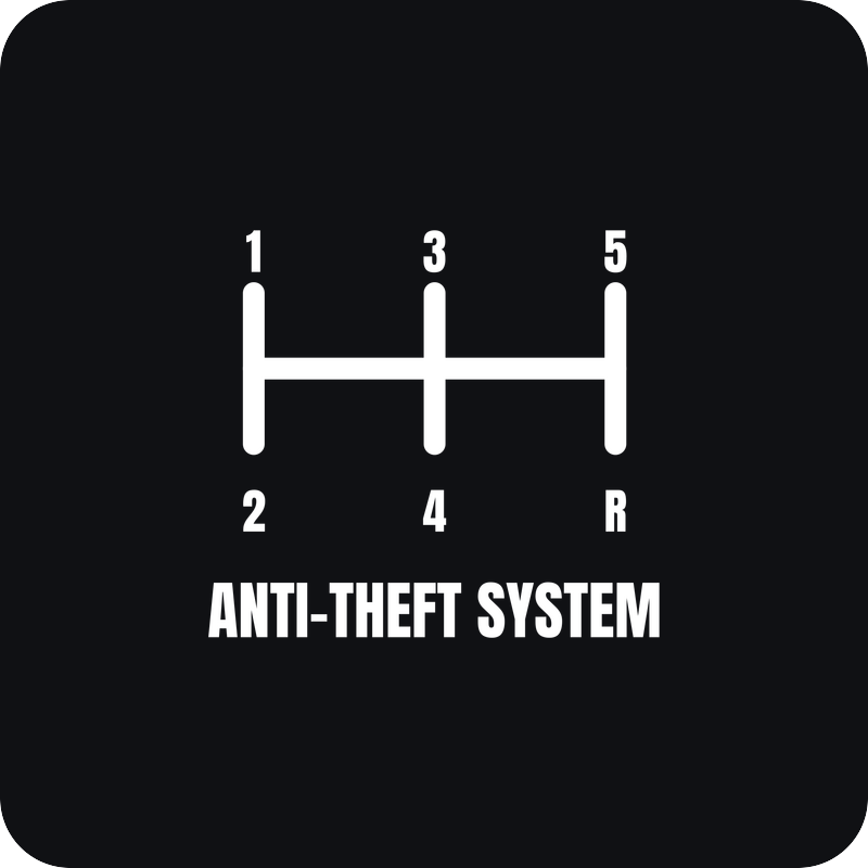 Anti-Theft System Anti-Theft System - rezaná nálepka na auto