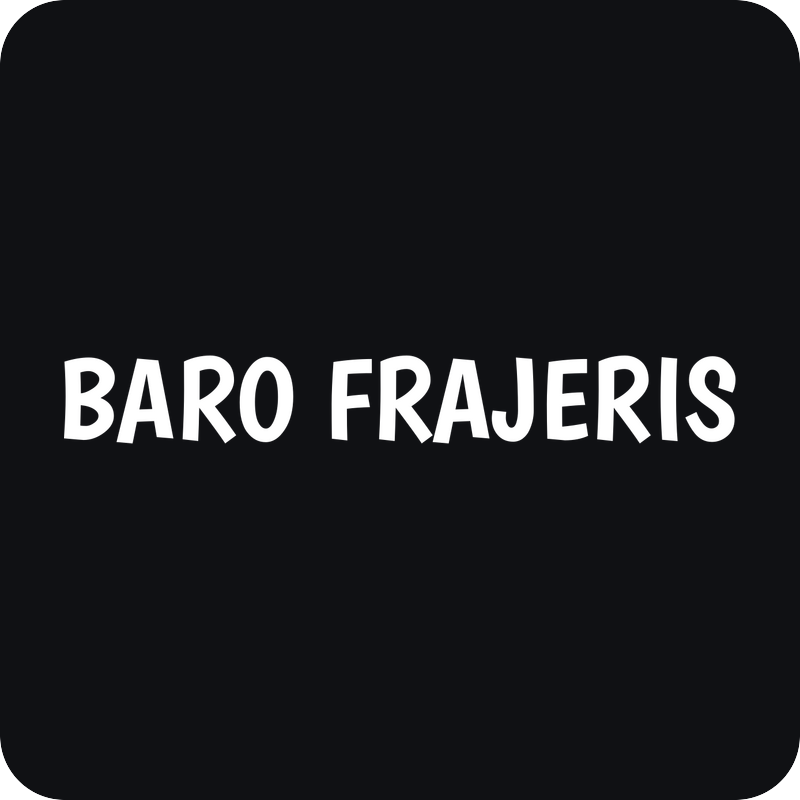 Baro Frajeris Baro Frajeris - rezaná nálepka na auto