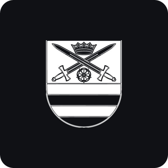 Erb Kežmarok - rezaná nálepka na auto