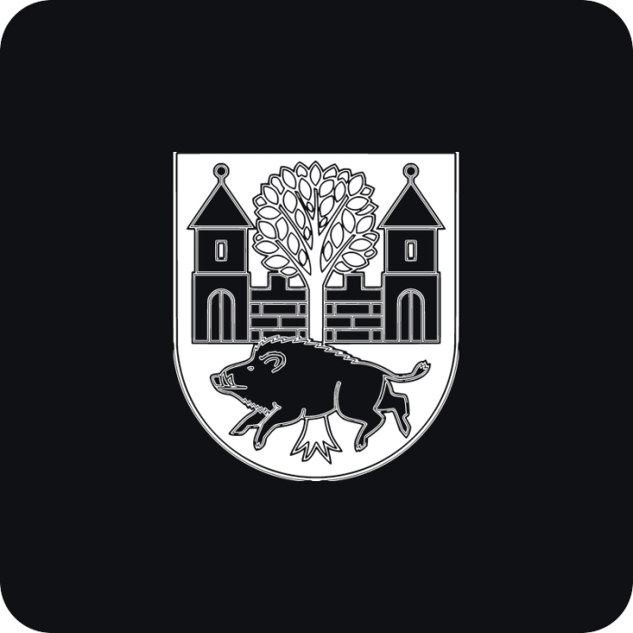 Erb Malacky - rezaná nálepka na auto