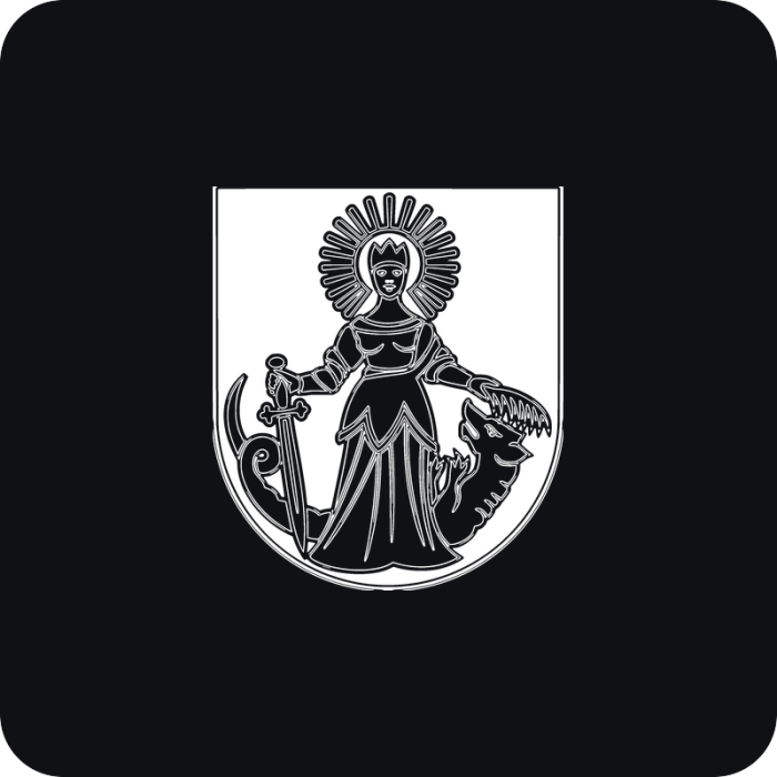 Erb Púchov - rezaná nálepka na auto