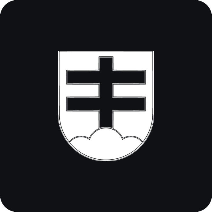 Erb Skalica - rezaná nálepka na auto