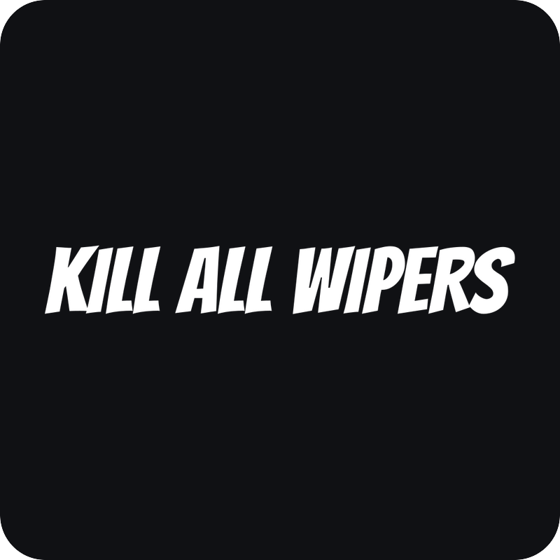 Kill All Wipers Kill All Wipers - rezaná nálepka na auto