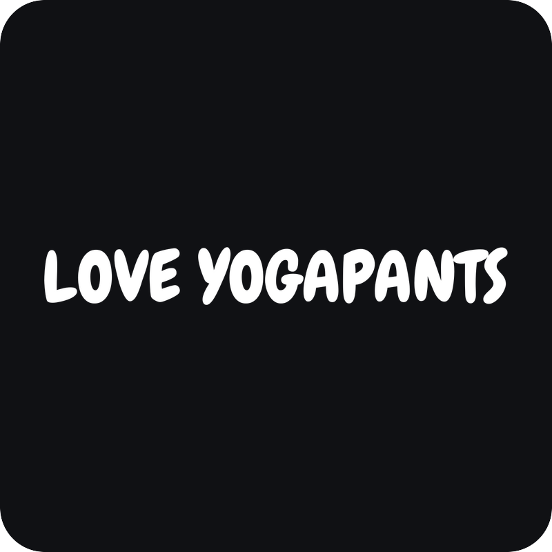 Love Yogapants Love Yogapants - rezaná nálepka na auto
