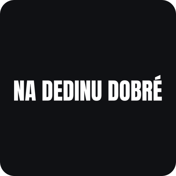 Na dedinu dobré - rezaná nálepka na auto