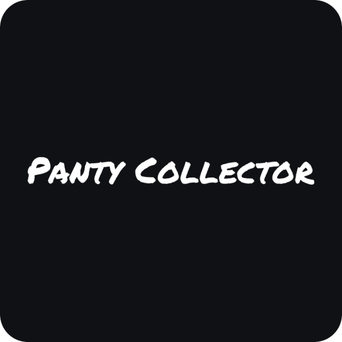 Panty Collector - rezaná nálepka na auto