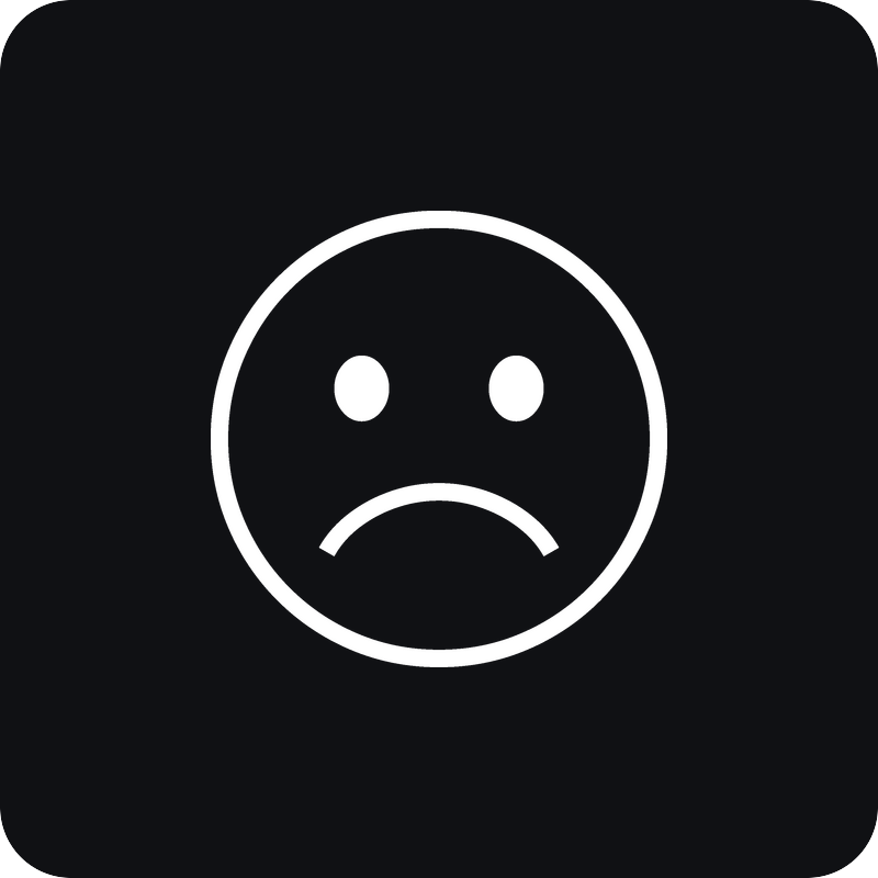Sad Smile Sad Smile - rezaná nálepka na auto