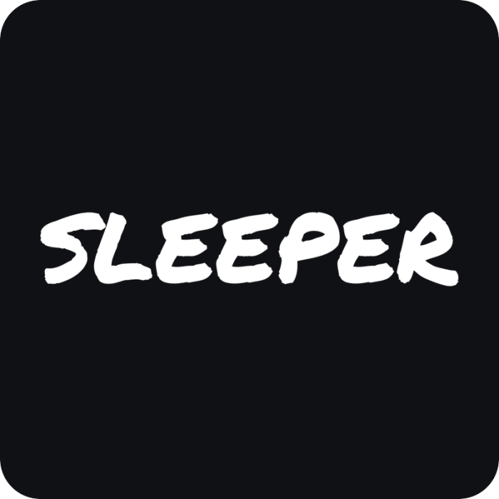 Sleeper - rezaná nálepka na auto