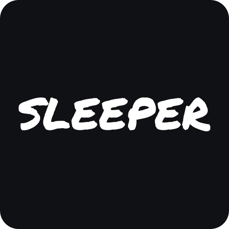Sleeper Sleeper - rezaná nálepka na auto