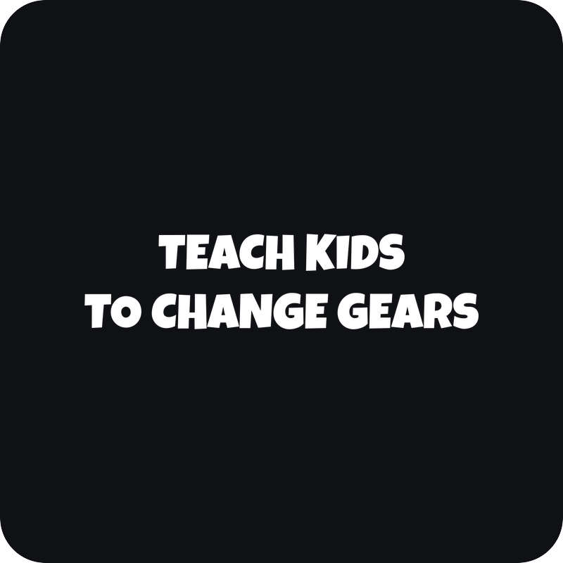 Teach Kids To Change Gears Teach Kids To Change Gears - rezaná nálepka na auto
