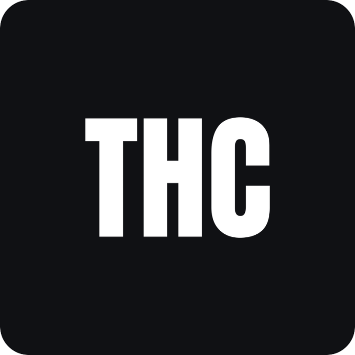 THC - rezaná nálepka na auto