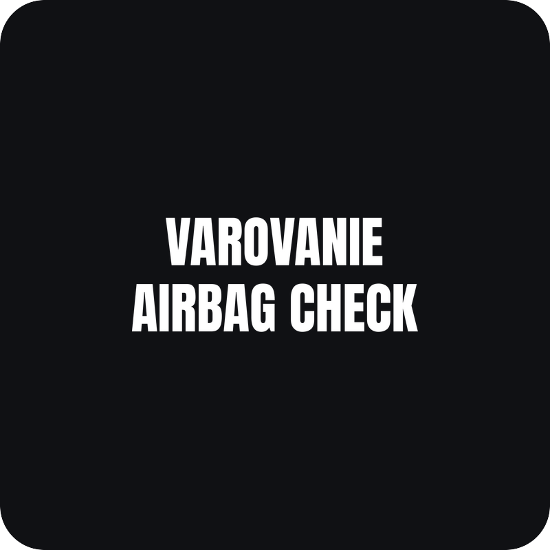 Varovanie Airbag Check Varovanie Airbag Check - rezaná nálepka na auto