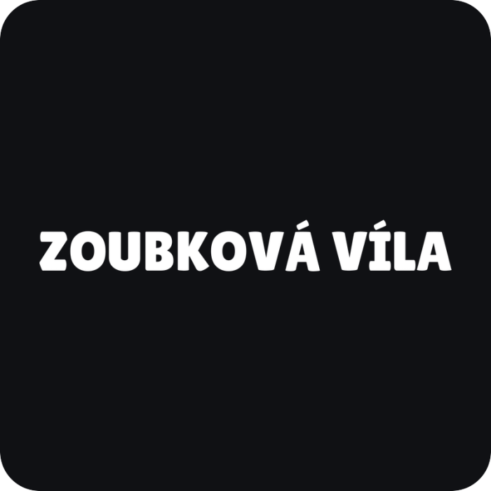 Zoubková víla - rezaná nálepka na auto