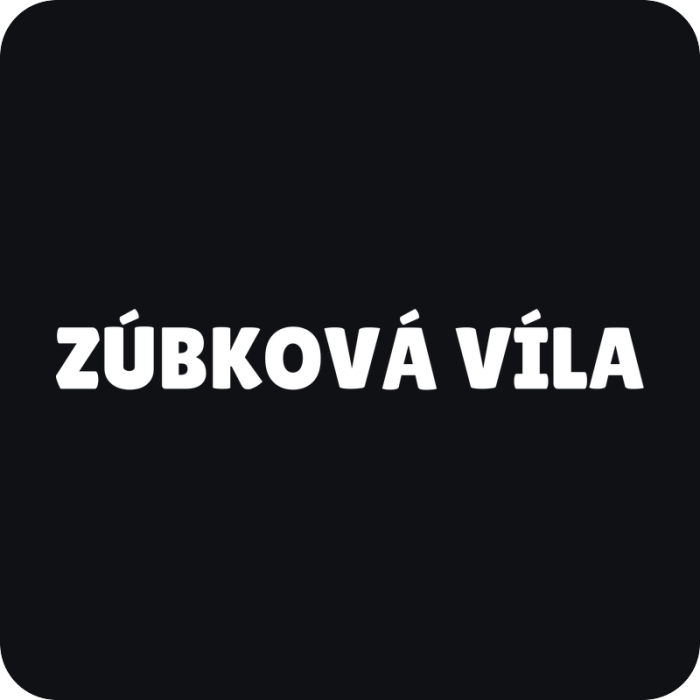 Zúbková víla - rezaná nálepka na auto