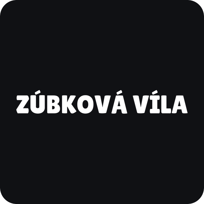 Zúbková víla Zúbková víla - rezaná nálepka na auto