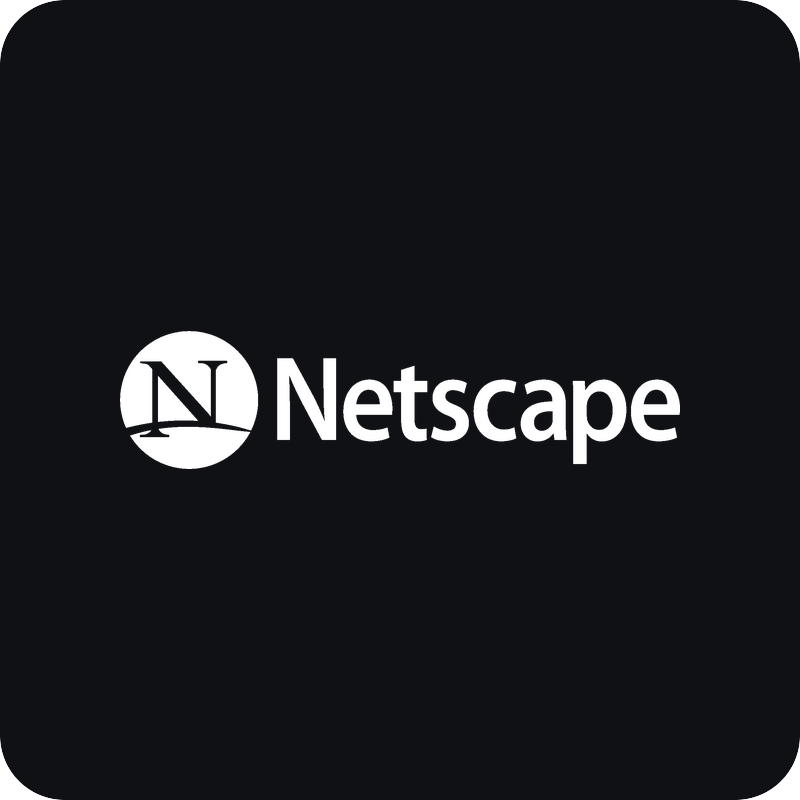 Netscape logo Nálepka Netscape logo na auto