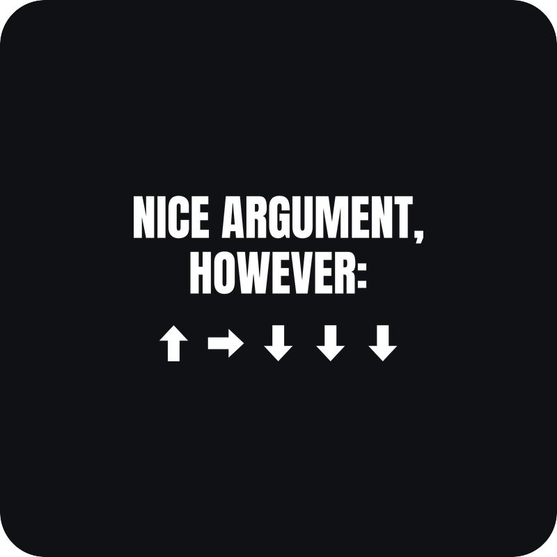 Nálepka Nice Argument Nálepka Nice Argument - rezaná nálepka na auto