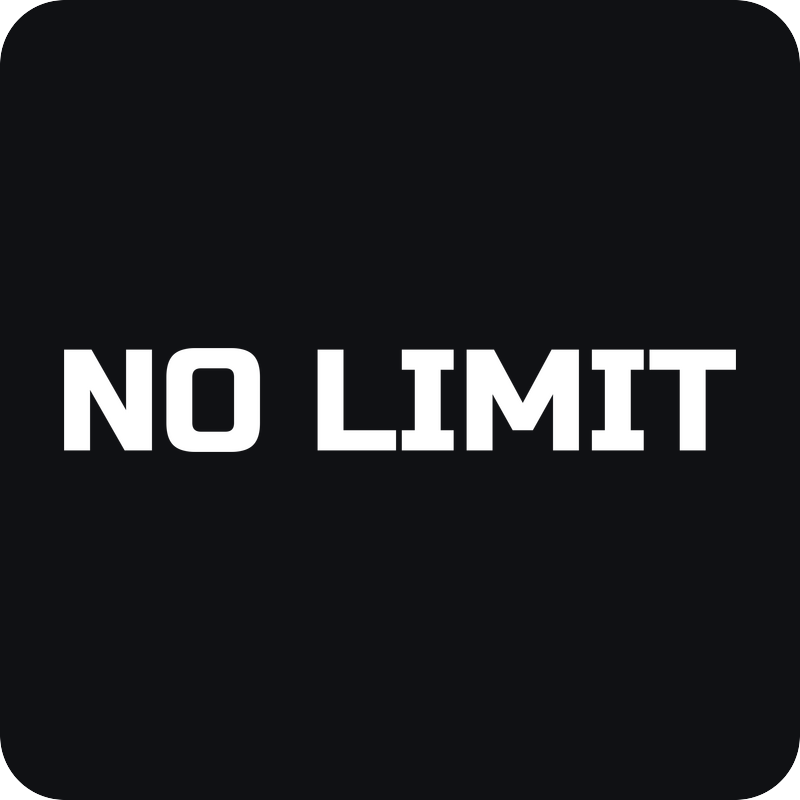 Nálepka No Limit Nálepka No Limit - rezaná nálepka na auto