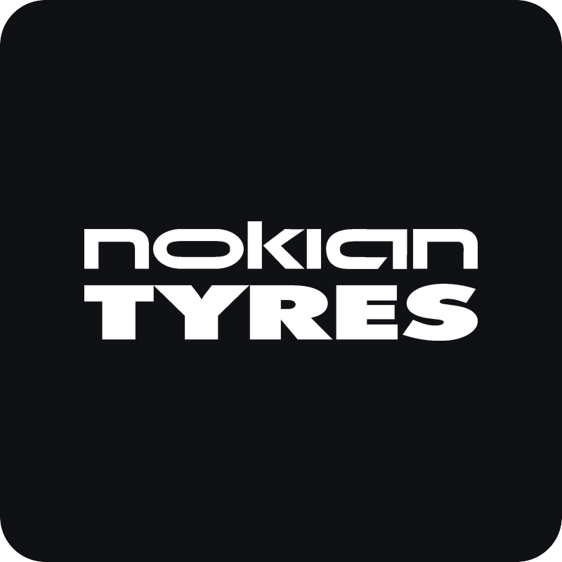 Nokian Tyres logo Nálepka Nokian Tyres logo na auto