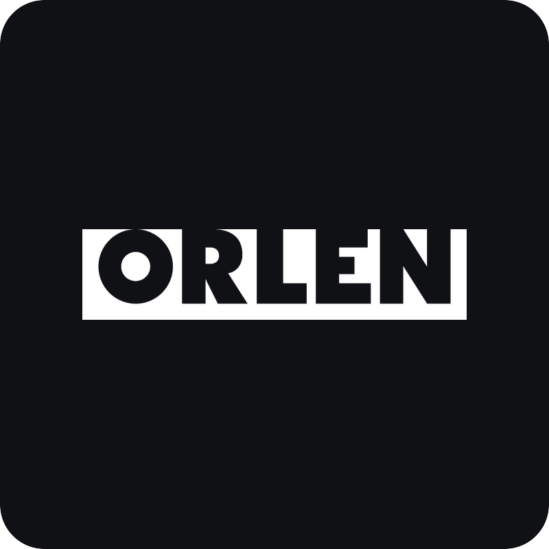 Orlen logo Nálepka Orlen logo na auto