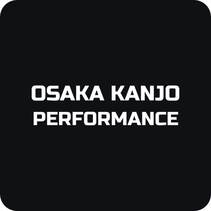 Nálepka Osaka Kanjo Performance - rezaná nálepka na auto