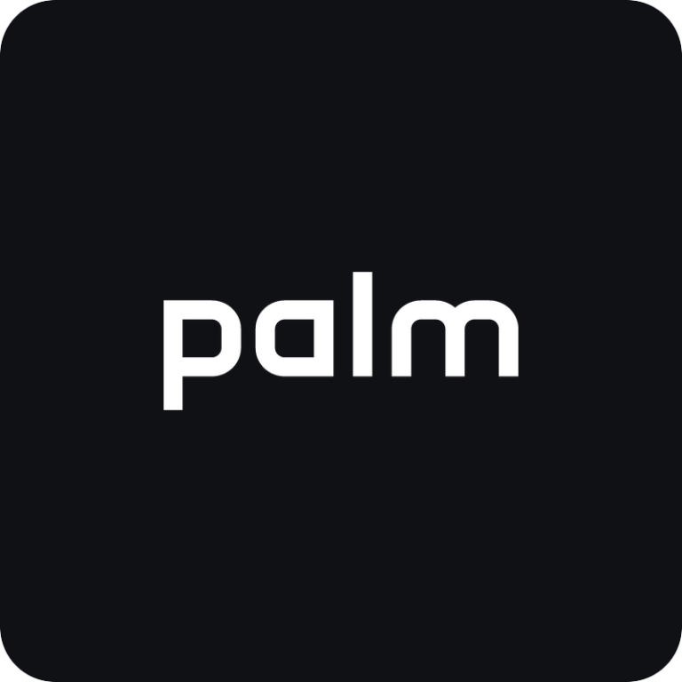 Nálepka Palm logo na auto