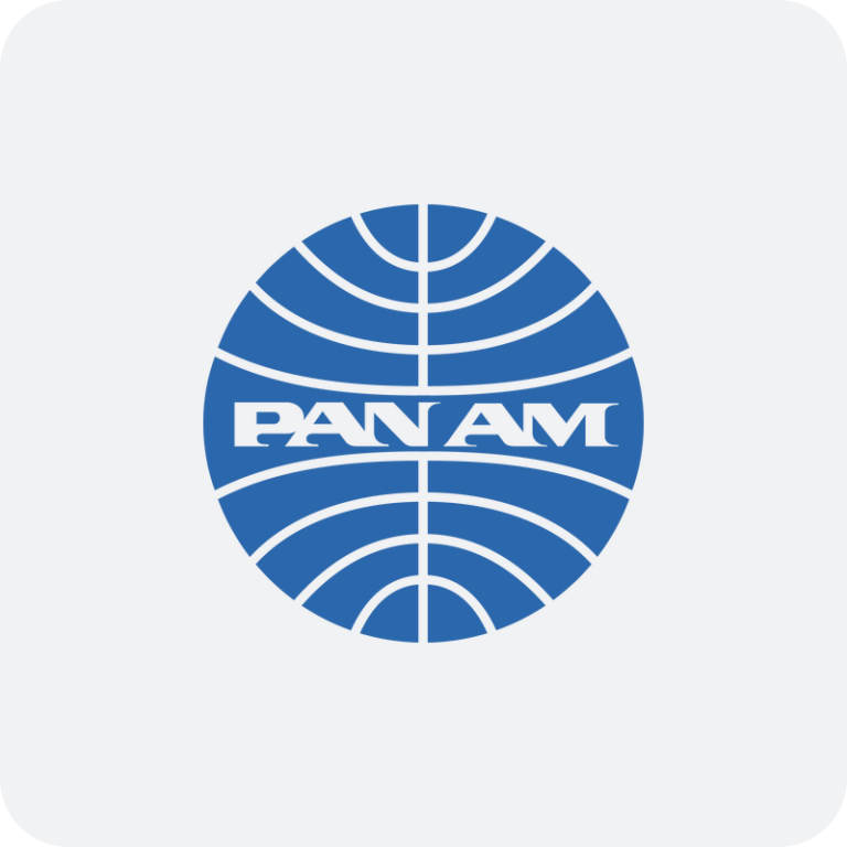Nálepka Pan Am logo na auto