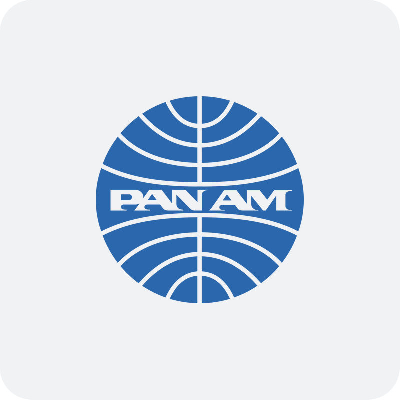 Pan Am logo Nálepka Pan Am logo na auto