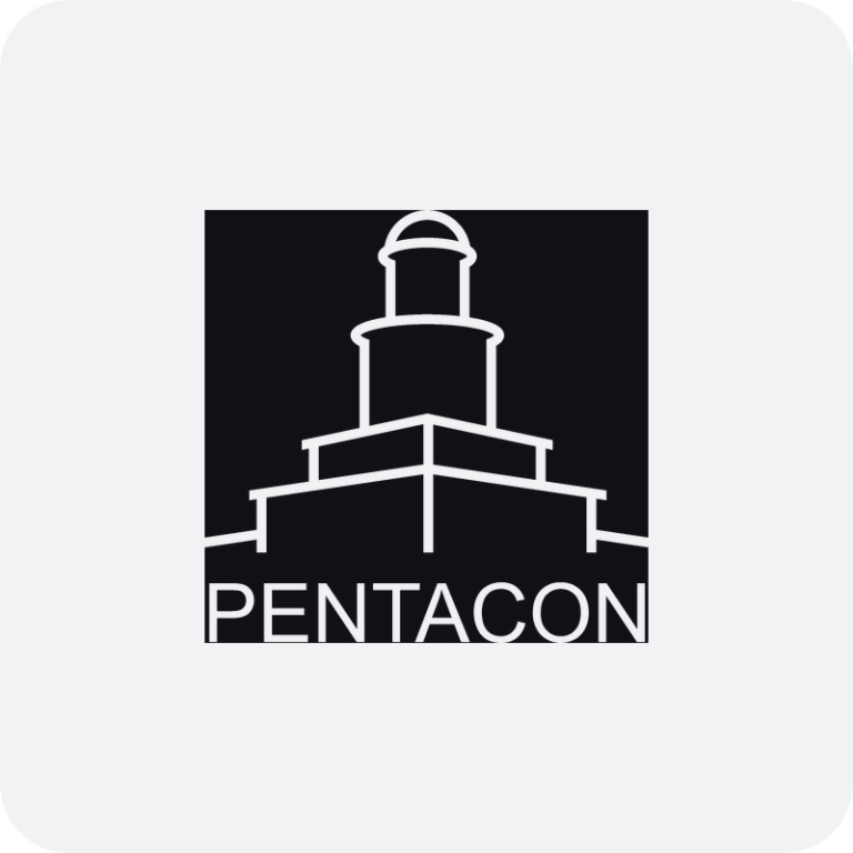 Nálepka Pentacon Dresden logo na auto