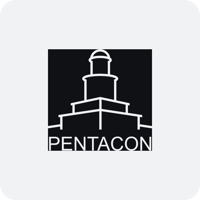 Pentacon Dresden logo Nálepka Pentacon Dresden logo na auto