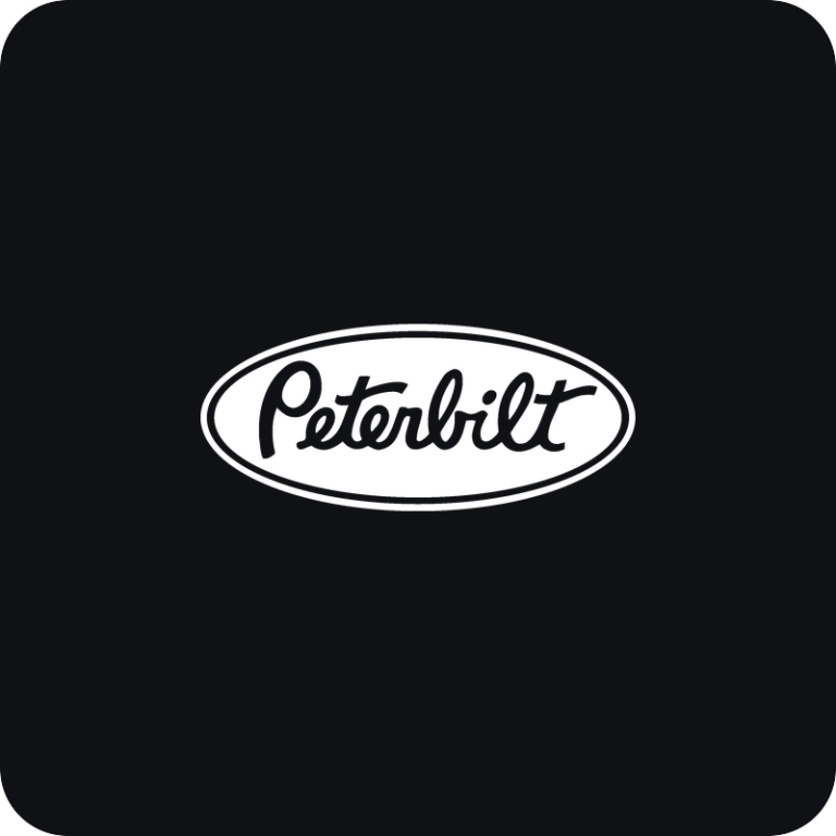 Nálepka Peterbilt logo na auto
