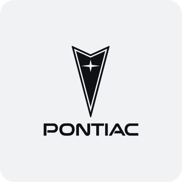 Nálepka Pontiac logo na auto